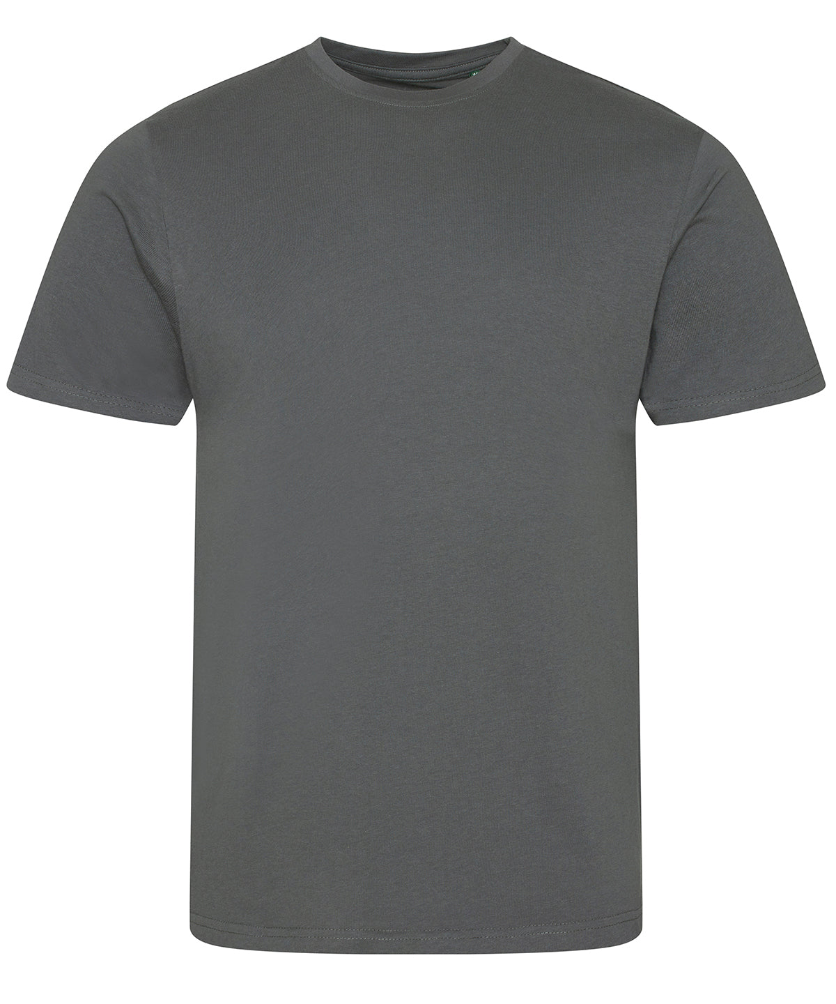AWDis Ecologie Kids Cascade organic tee in Charcoal, front view