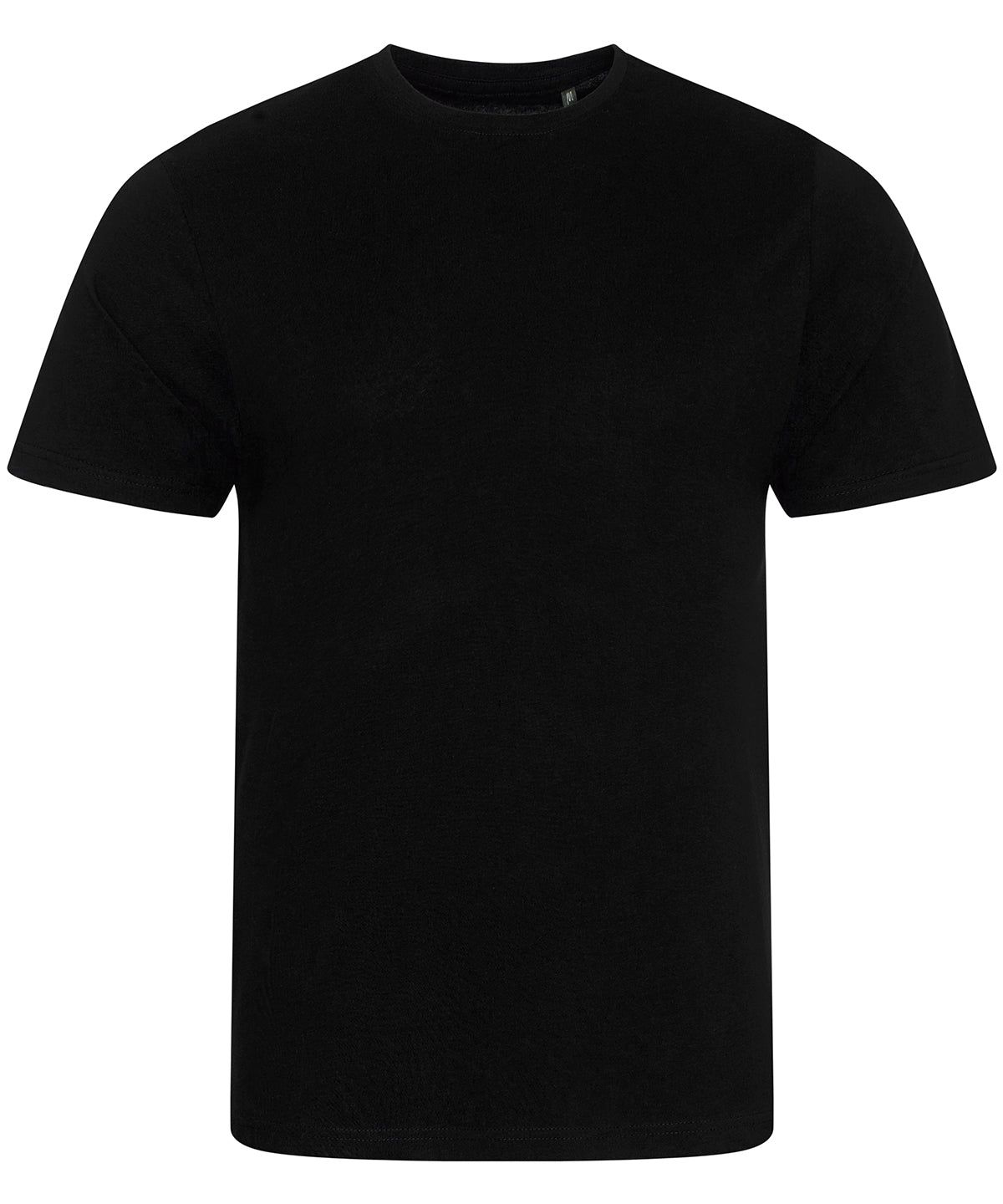 AWDis Ecologie Kids Cascade organic tee in Jet Black, front view