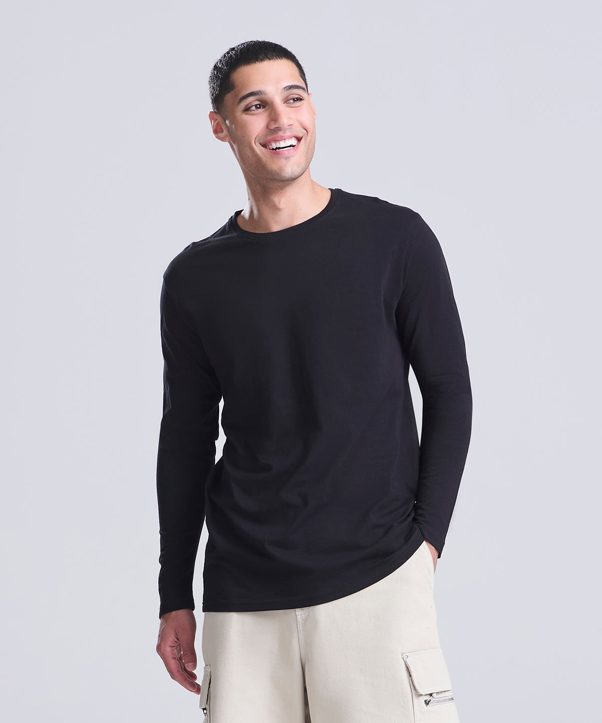 AWDis Ecologie Erawan organic long-sleeve tee, lifestyle photo