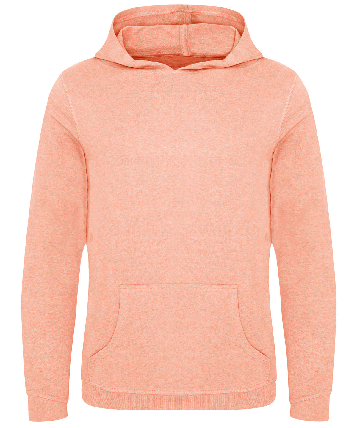 AWDis Ecologie Lusaka regen hoodie in Soft Peach, front view