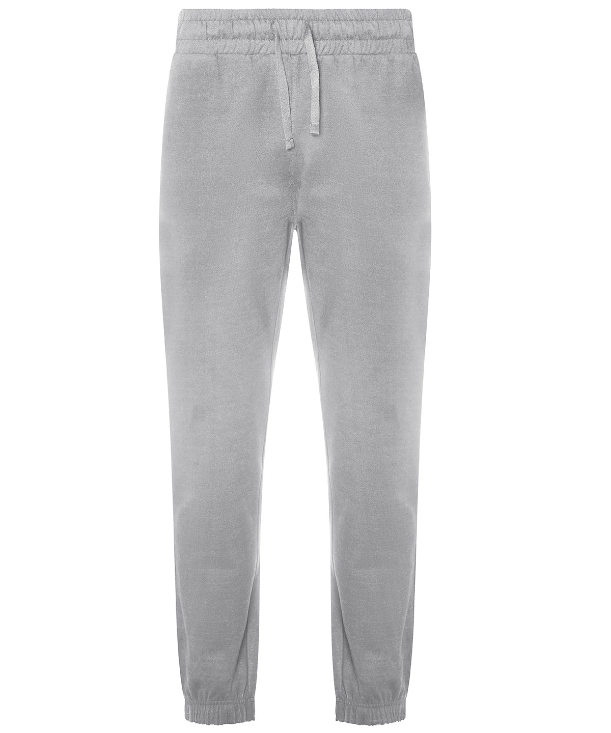 AWDis Ecologie Crater recycled jog pants in Heather Grey, front view