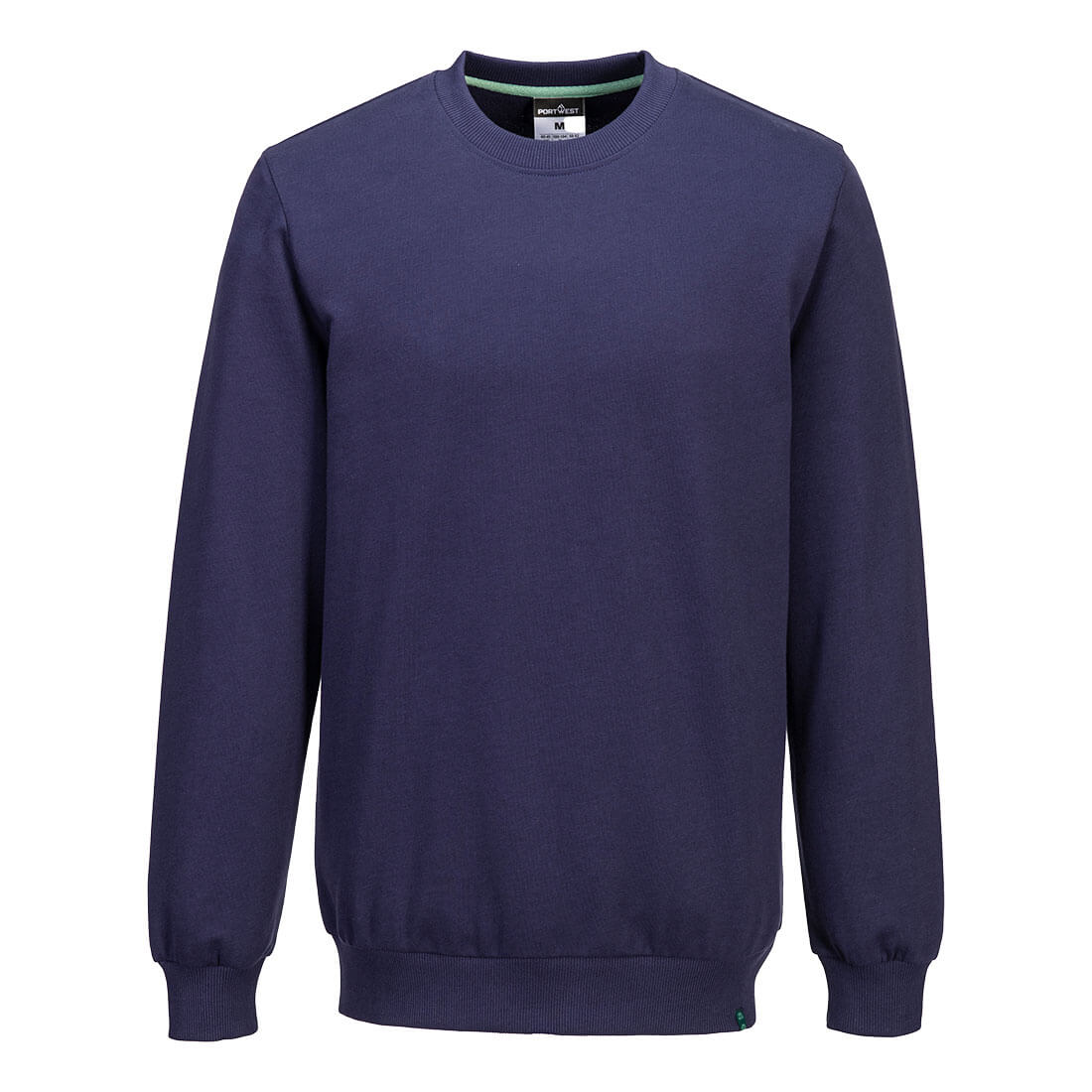 Portwest Cotton Recyclable Sweatshirt in Navy (NV), image 3