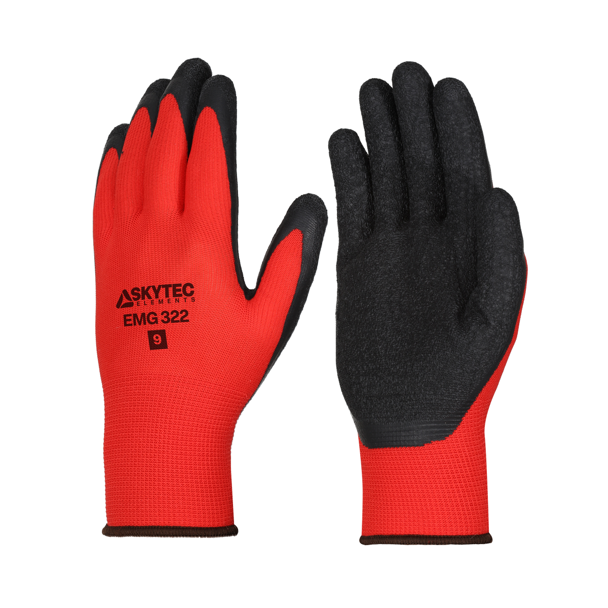 Skytec Elements EMG322 13g Polyester Crinkle Latex Glove