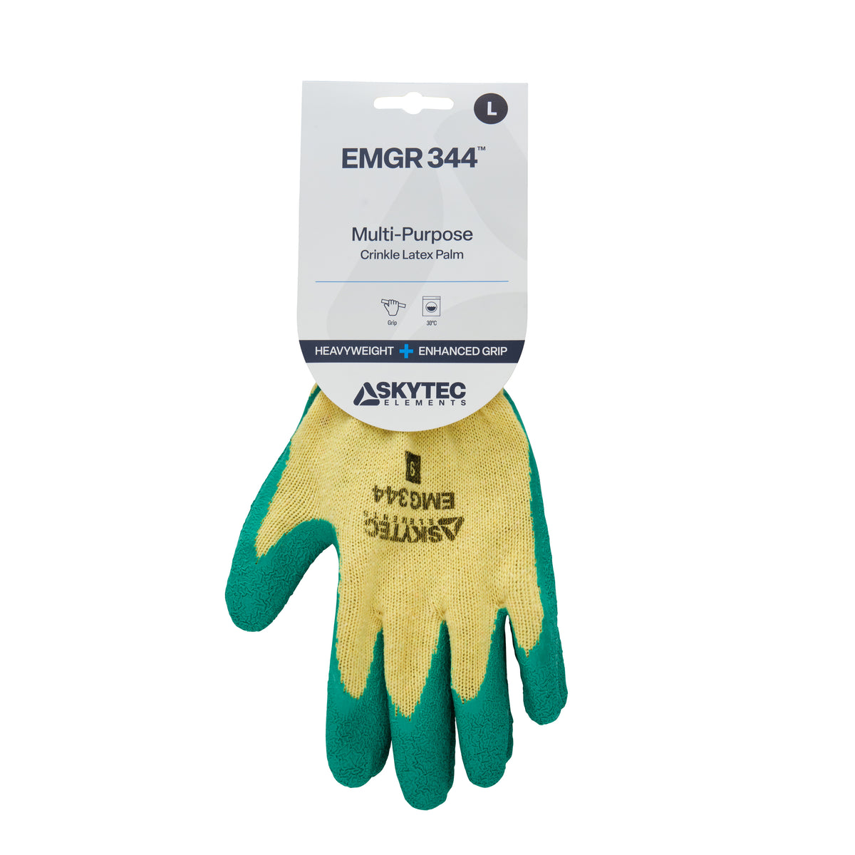 Skytec Elements EMGR344 Retail 10g Cotton Crinkle Latex Glove