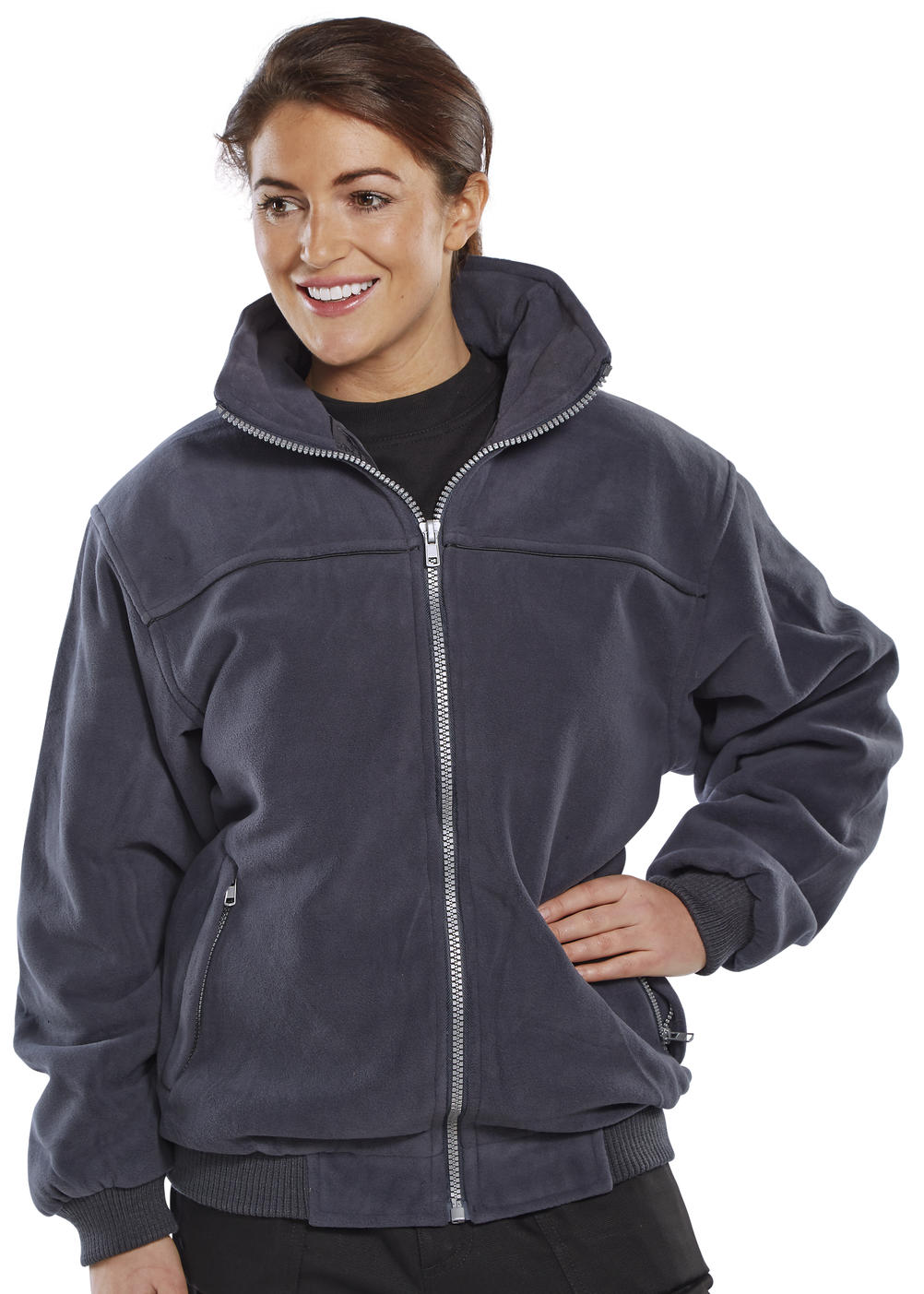 Click EN30 Endeavour Fleece Grey front view