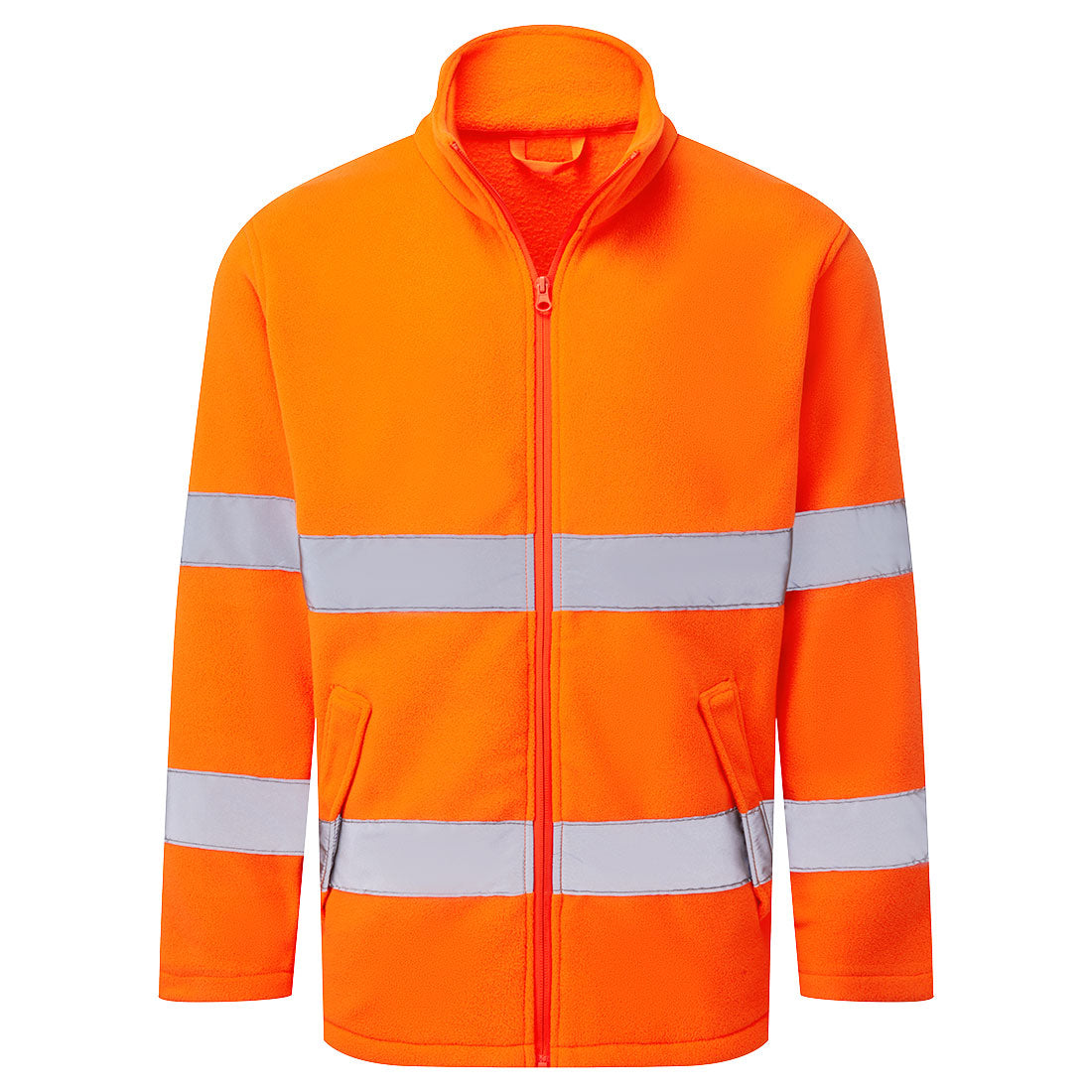 Portwest ES1 Essential Hi-Vis Fleece in Orange, main product image