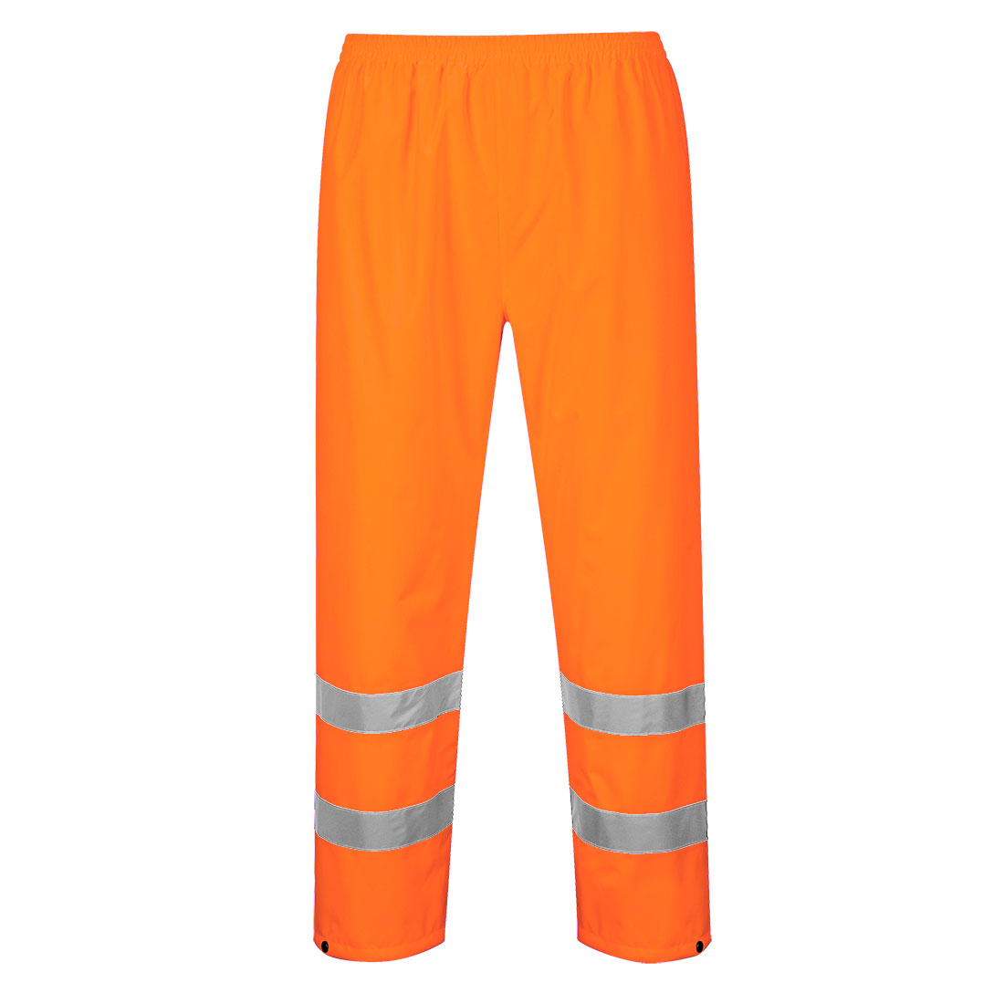 Portwest ES441 ES1 Essential Hi-Vis Rain Trouser in Orange, back view