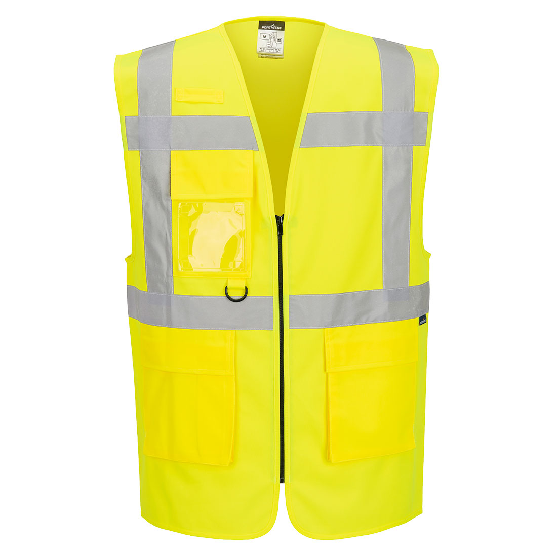 Portwest ES1 Essential Hi-Vis Executive Vest in Yellow, image 2