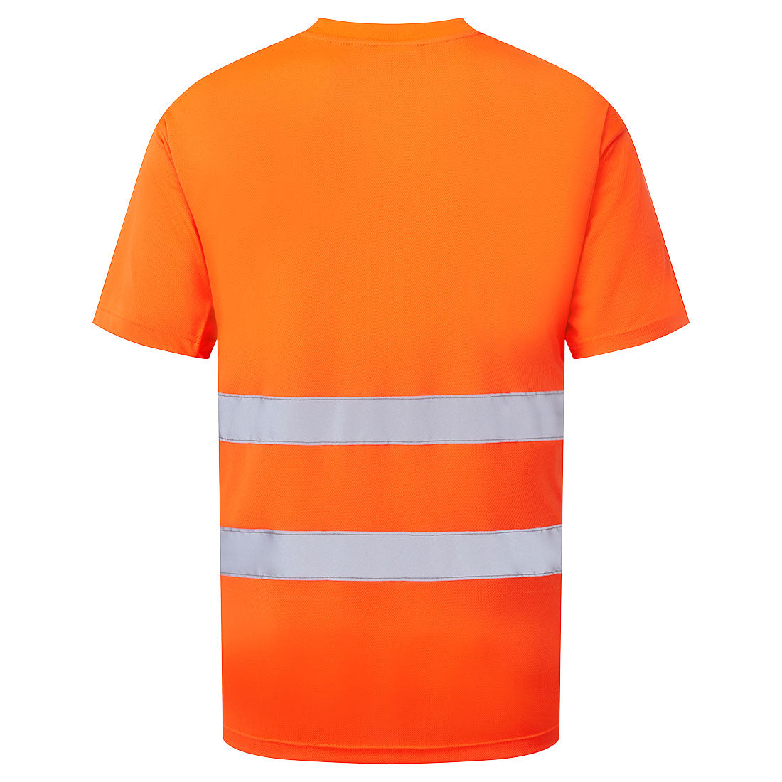 Portwest ES478 ES1 Essential Hi-Vis T-shirt S/S in Orange, back view