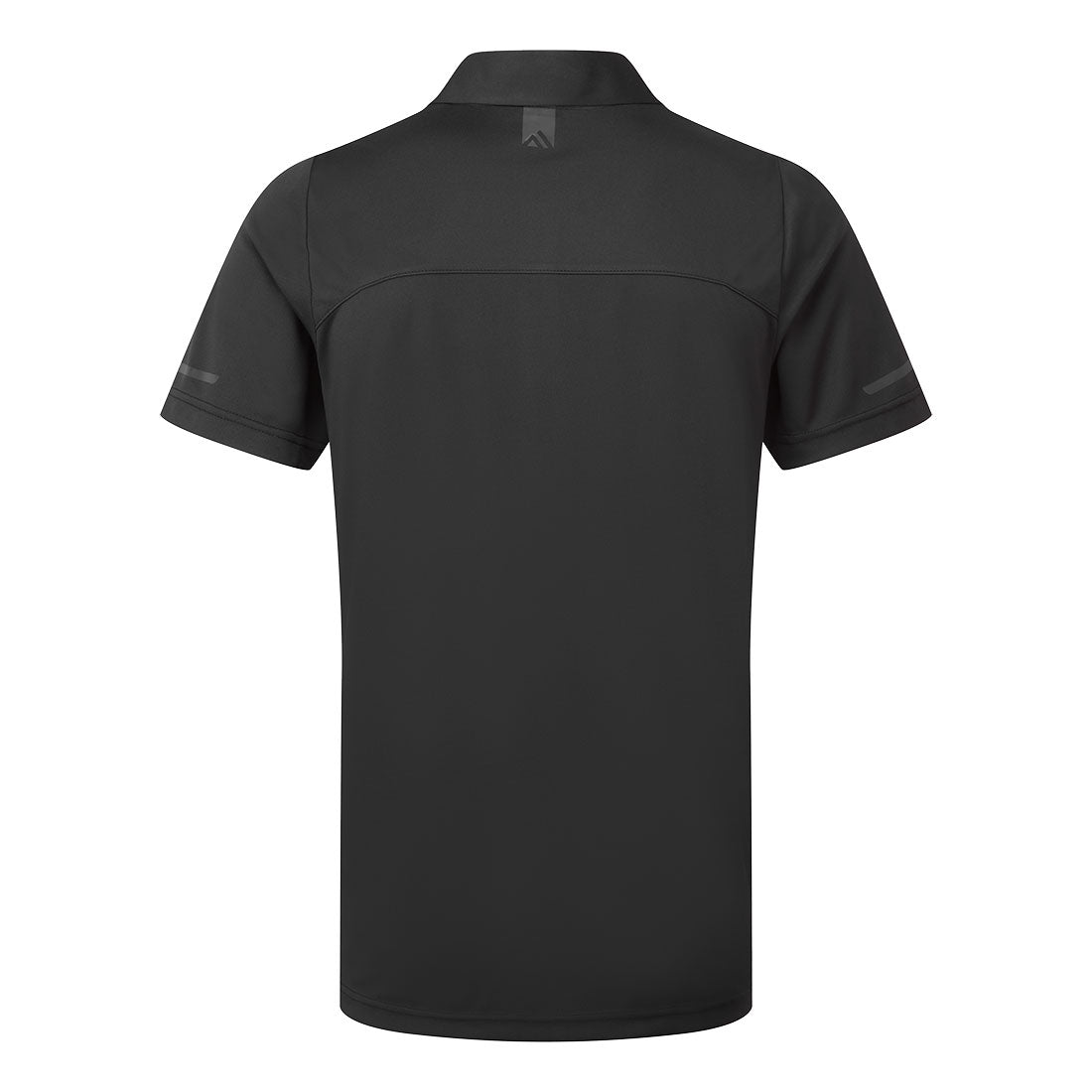 Portwest EV410 EV4 Lightweight Polo Shirt S/S in Black, back view