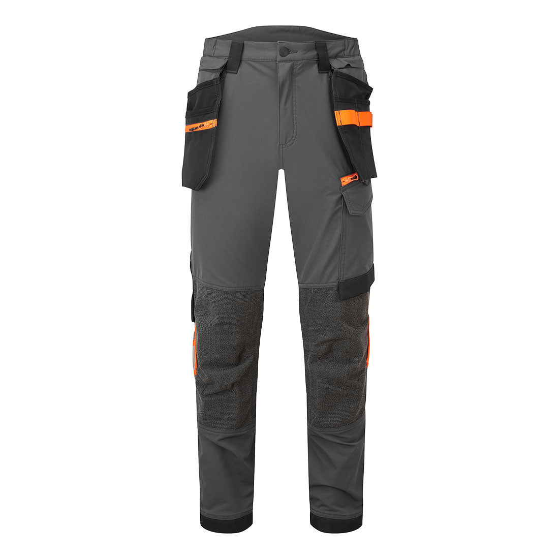 Portwest EV4 Stretch Detachable Holster Trousers in Metal Grey Short, image 5