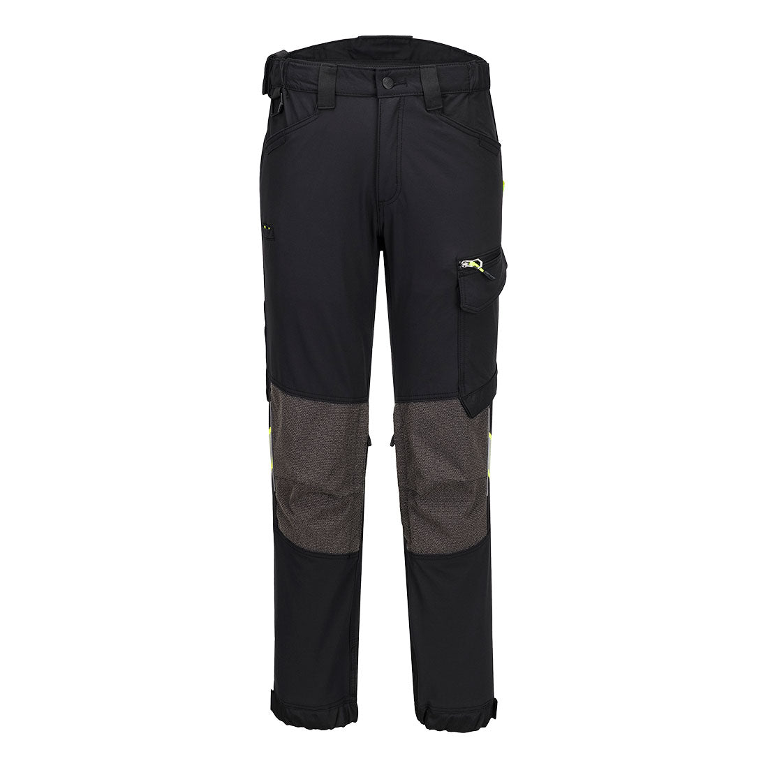 Portwest EV4 Stretch Work Trousers in Black, main product image