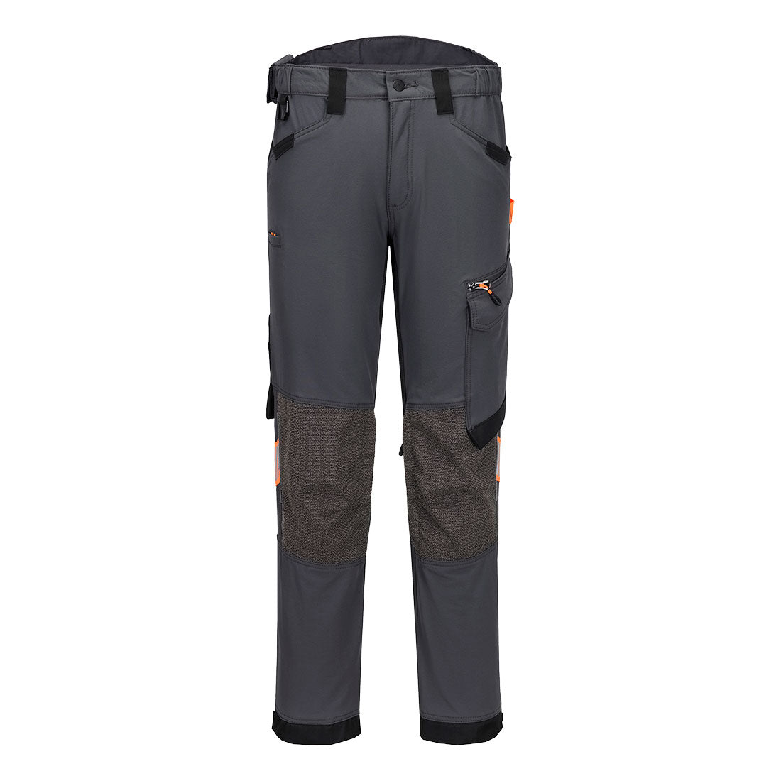 Portwest EV4 Stretch Work Trousers in Metal Grey Tall, image 4