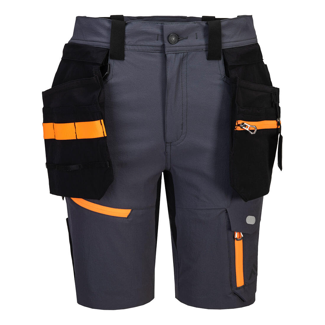 Portwest EV4 Lightweight Detachable Holster Shorts in Metal Grey, image 2