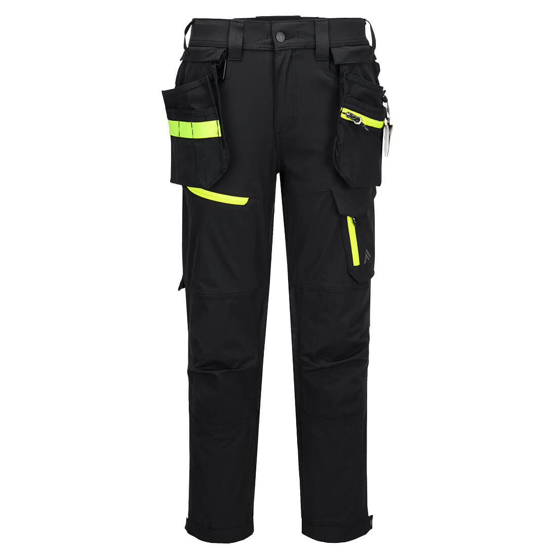 Portwest EV4 Lightweight Detachable Holster Trousers in Black, main product image