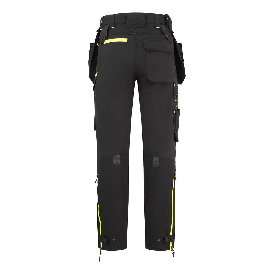 Portwest EV447 EV4 Water Repellent Holster Trousers in Black, back view