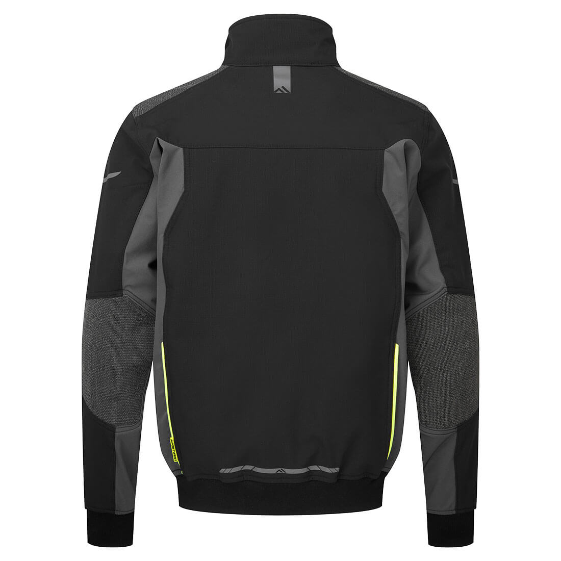 Portwest EV464 EV4 Softshell Bomber (3L) in Black, back view