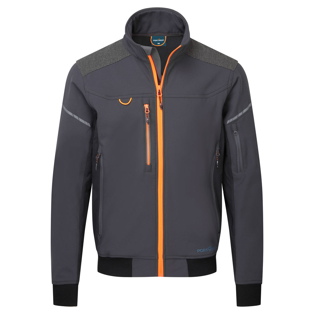 Portwest EV4 Softshell Bomber in Metal Grey Tall, image 4