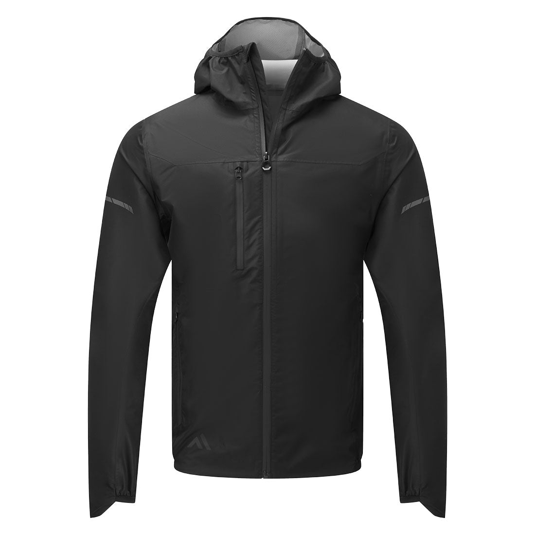 Portwest EV4 Packable Waterproof Jacket in Black, main product image
