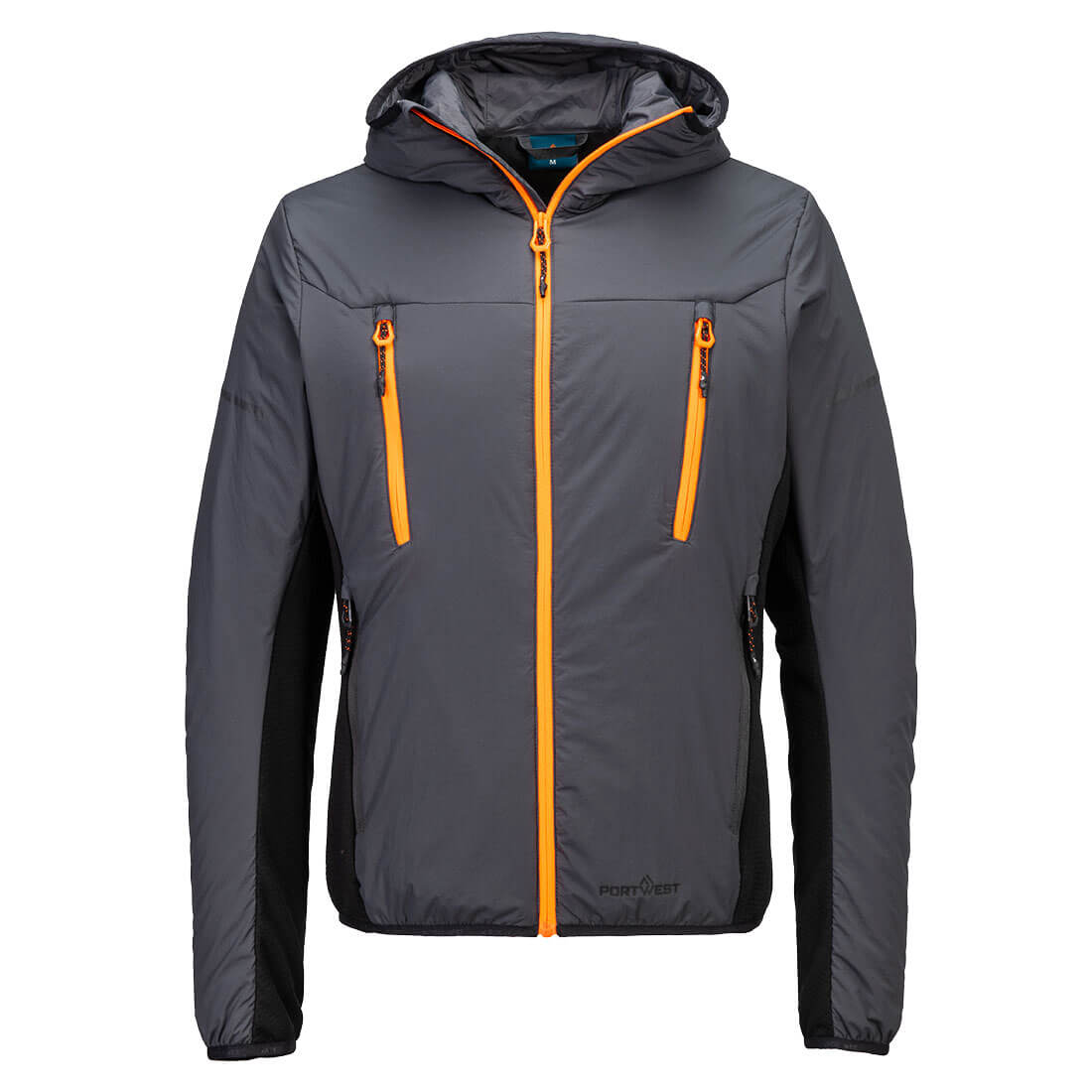 Portwest EV4 Insulated Hybrid Jacket in Metal Grey, image 3