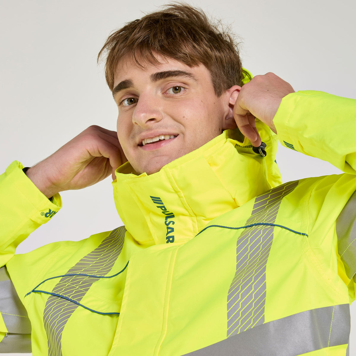 Pulsar 3-Layer Bomber Jacket Yellow - Recycled Content, image 8