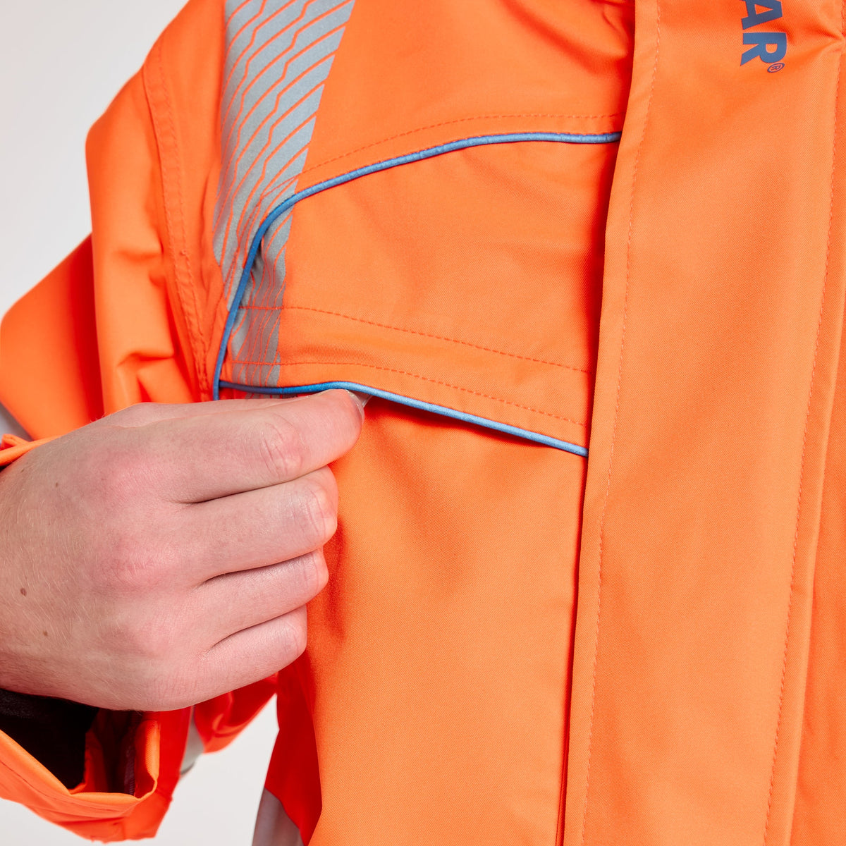 Pulsar 3-Layer Storm Coat Orange - Recycled Content, image 5