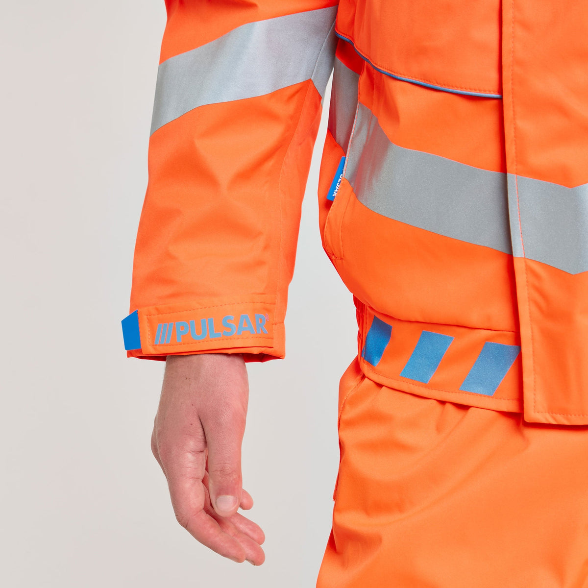 Pulsar 3-Layer Bomber Jacket Orange - Recycled Content, image 8
