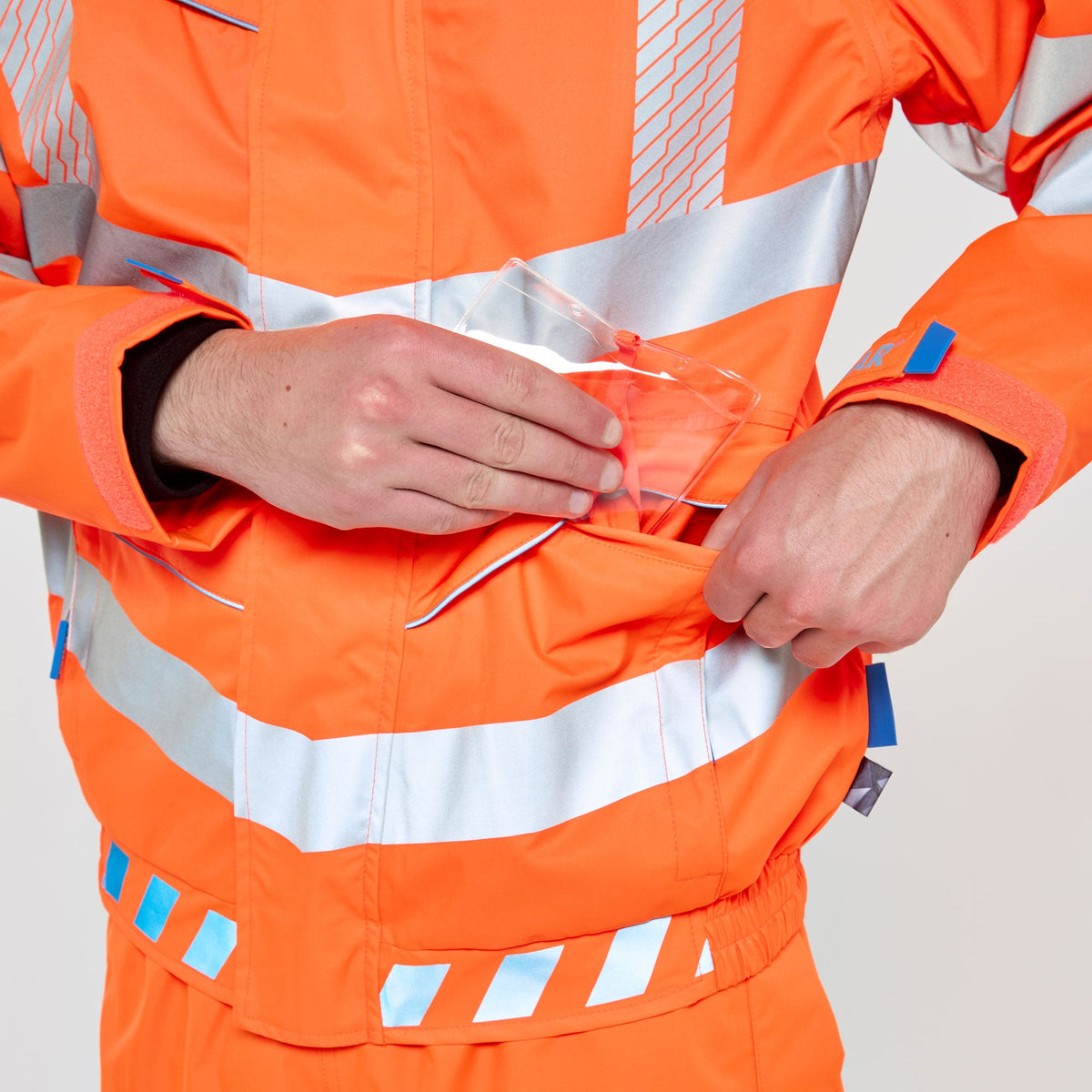 Pulsar 3-Layer Bomber Jacket Orange - Recycled Content, image 7