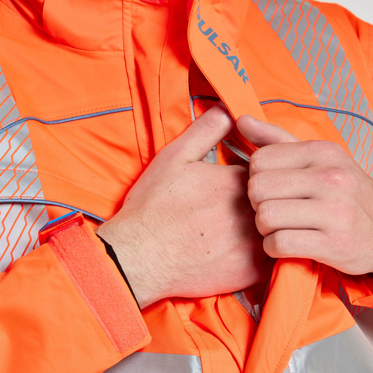 Pulsar 3-Layer Bomber Jacket Orange - Recycled Content, image 3