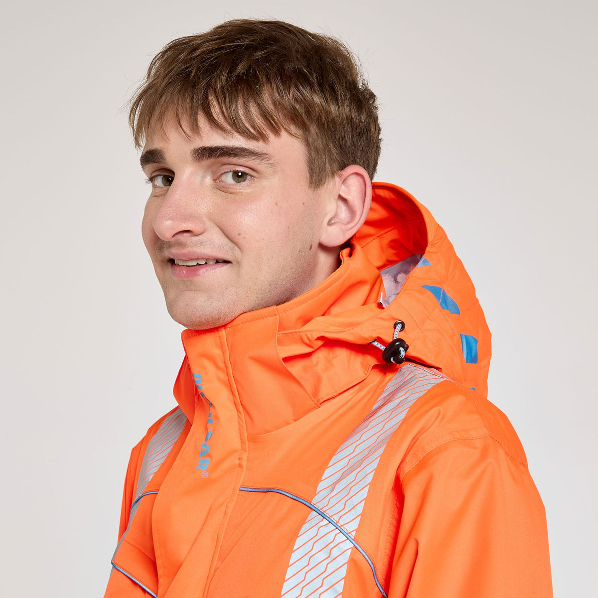 Pulsar 3-Layer Bomber Jacket Orange - Recycled Content, image 5