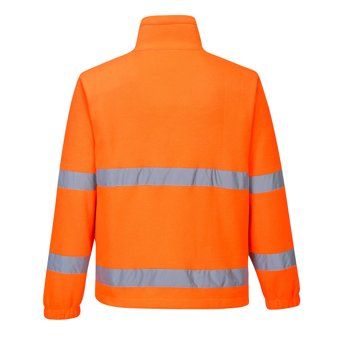 Portwest F250 Hi-Vis Essential Fleece in Orange, back view