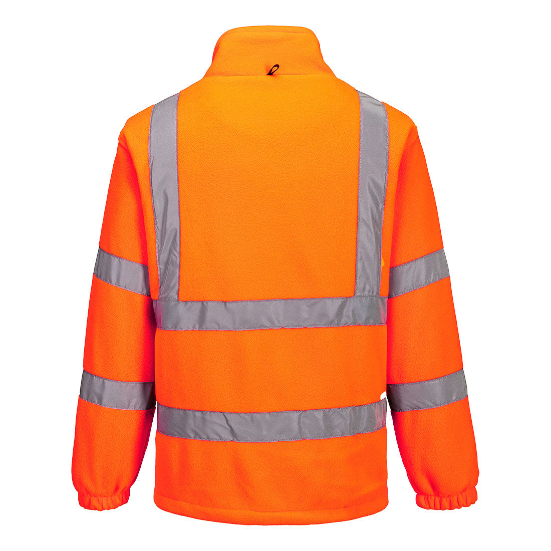 Portwest F300 Hi-Vis Fleece in Orange, back view