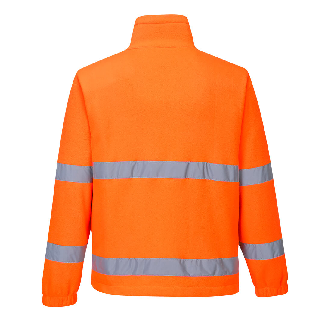 Portwest F303 Hi-Vis Windbreaker Fleece in Orange, back view