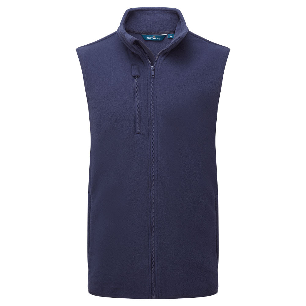Portwest Eco Fleece Gilet in Navy (NA), image 2