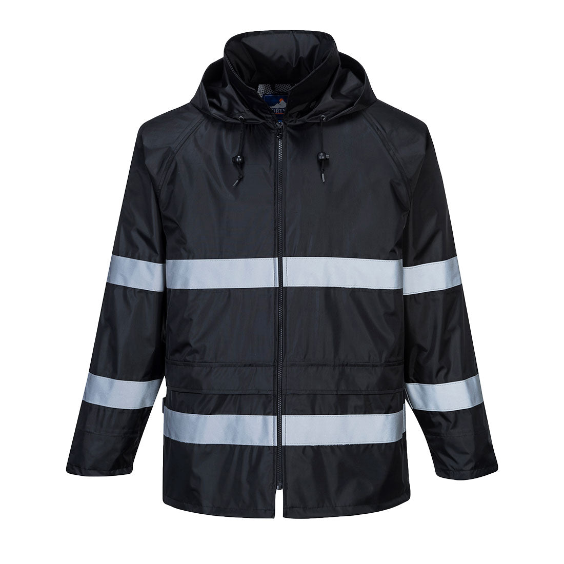 Portwest Classic Iona Rain Jacket in Black, main product image