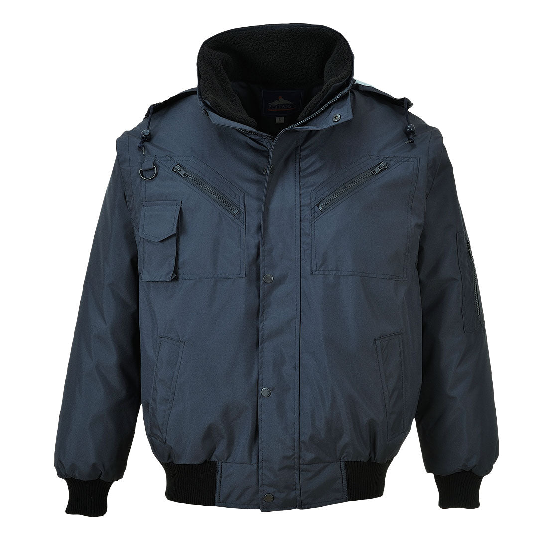 Portwest 3-in-1 Bomber Jacket in Navy (NA), image 2