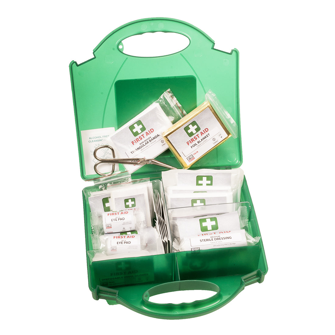 Portwest Workplace First Aid Kit 25 in Green, main product image