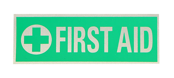 Click FIRST AID REFLECTIVE FRONT [125x43MM], main product image