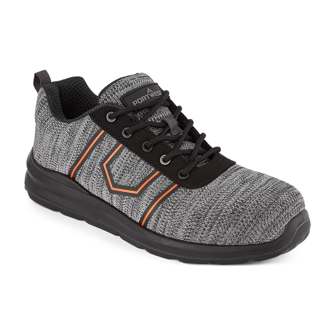 Portwest Composite Textile Trainer S3S FO SR in Grey, main product image