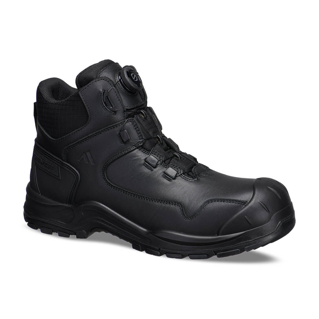 Portwest Composite Leather Ankle Boot S3S HRO SR FO SC in Black, main product image