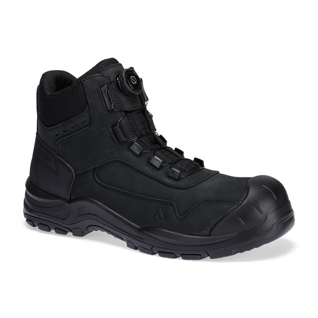 Portwest Steel Nubuck Ankle Boot S3 HRO SR FO SC in Black, main product image