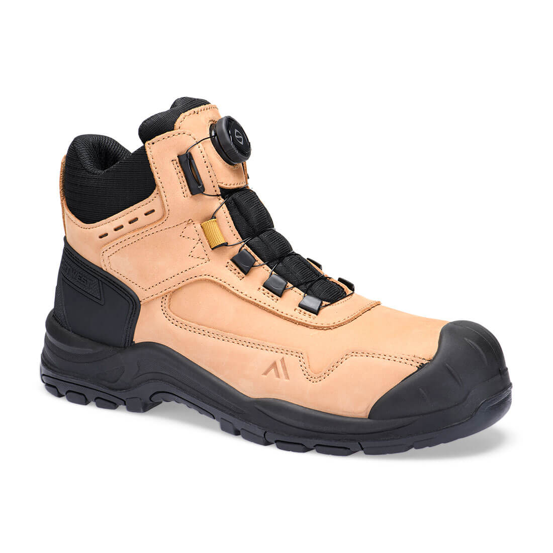 Portwest Steel Nubuck Ankle Boot S3 HRO SR FO SC in Wheat, image 2