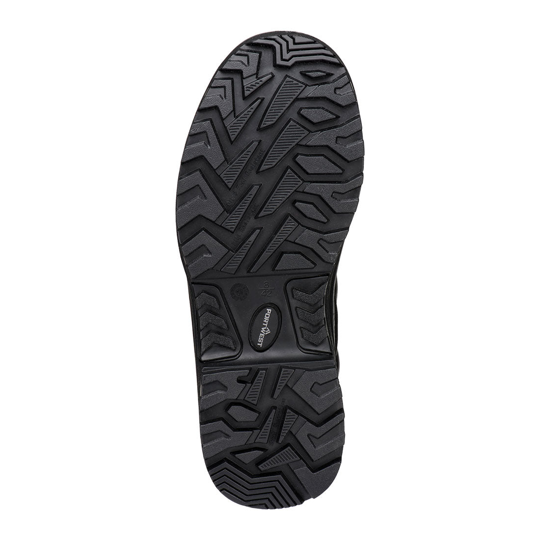 Portwest FC71 Composite Leather Winter Boot S3L HRO FO SR in Black, back view