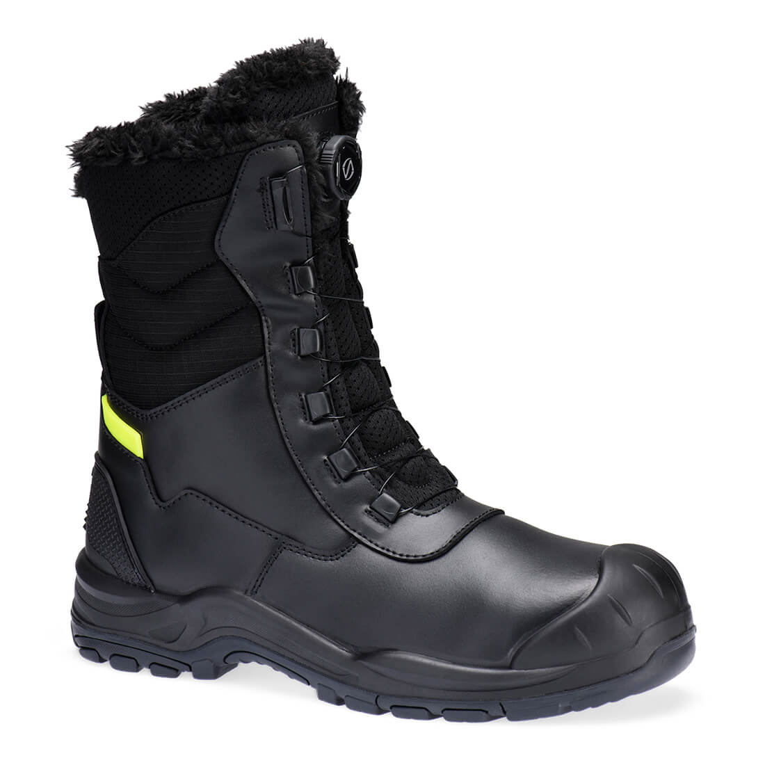 Portwest Steel Leather Winter High Boot S3L SC HRO CI SR in Black, main product image