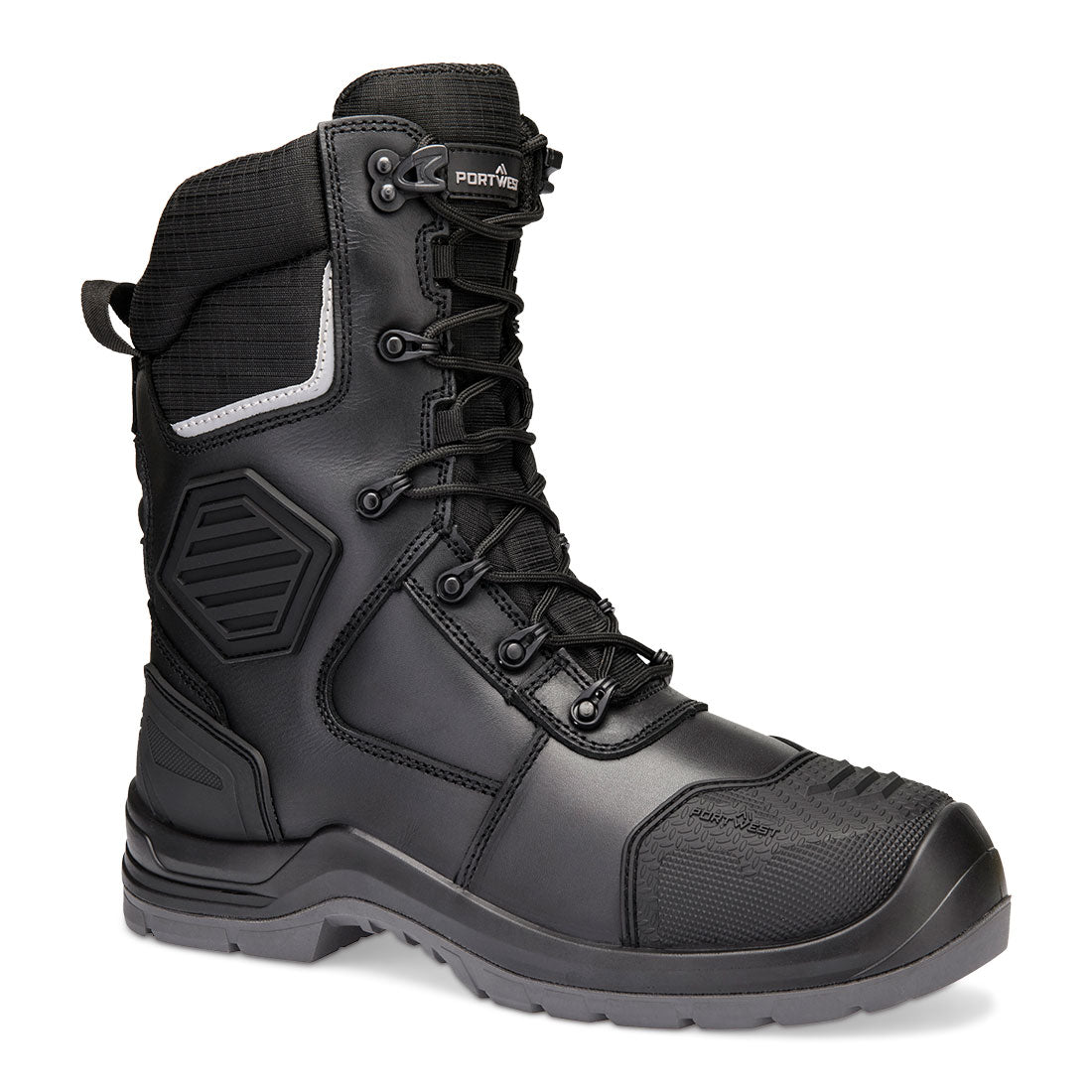 Portwest Composite Leather High Boot S7L HRO M CI LG SC AN SR FO in Black, main product image