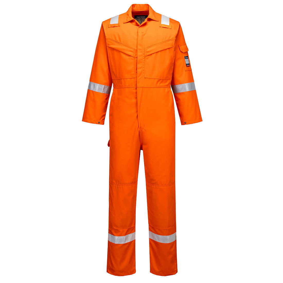 Portwest Bizflame Work FR Coverall in Orange, image 2