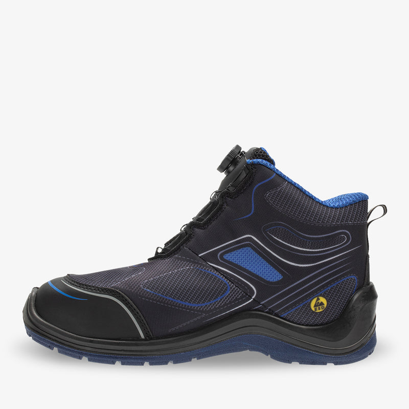 Safety Jogger FLOWS1PMTL Flow S1P Mid TLS Blue side view