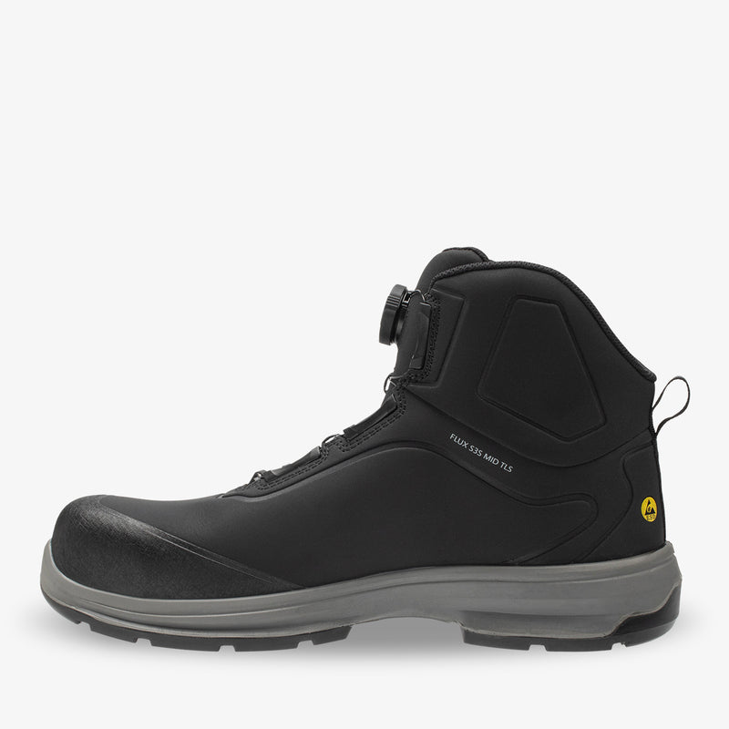 Safety Jogger FLUXS3SMTL Flux S3S Mid TLS Black side view