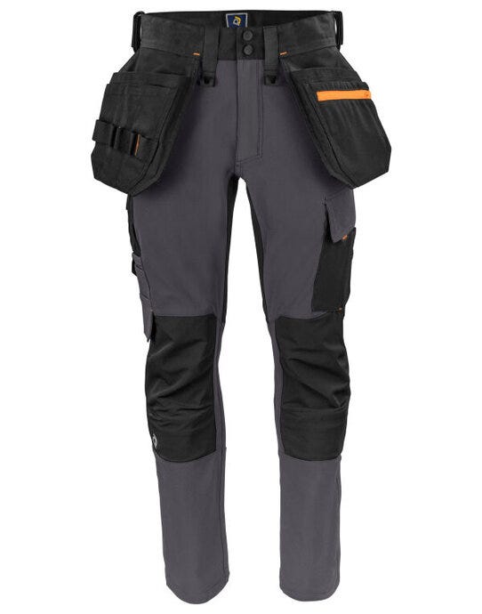 ProJob Workwear ProJob Premium Stretch Holster Trouser - Grey