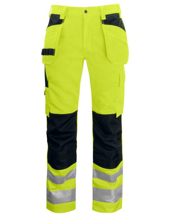 ProJob Workwear ProJob Hi Vis Holster Trouser - Yellow/Black